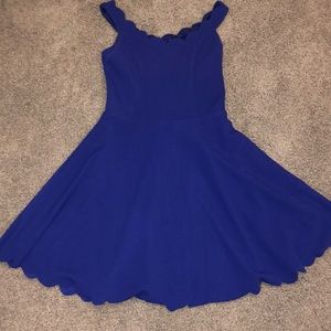 blue dress’